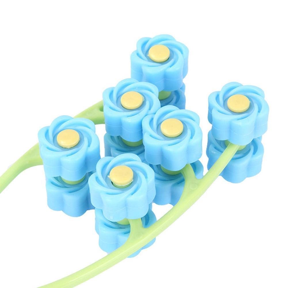 Gezichtsmassageroller, draagbaar, bloemvormig gezichtsmassageroller, antirimpel, facelift, afslankend, gezichtsontspanning, schoonheidstools