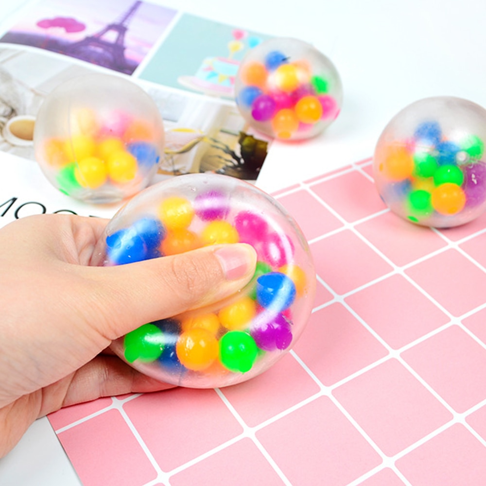 freundlicher Spielzeug lustige Neue ungiftig Farbe Sensorischen Druck Ball Spielzeug Angst Linderung betonen Spielzeug Erwachsene Büro betonen Zappeln bunte Spielzeug