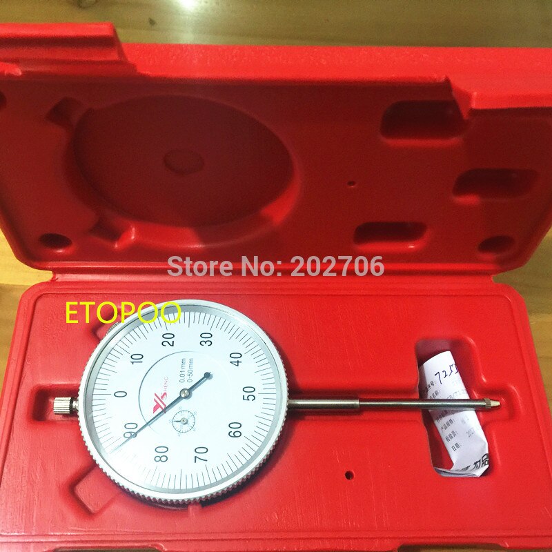 large range 0-50mm Dial indicator dial gauge indicator 0.01mm