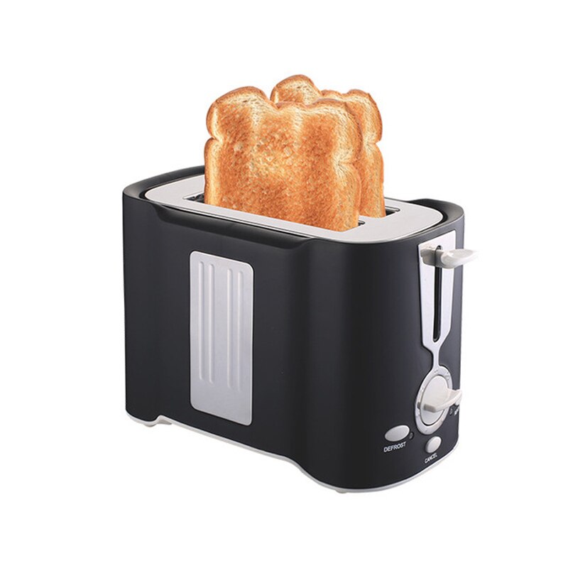 850W mini 2 slice bread electric toaster used for kitchen sandwich maker baking toast oven black breakfast machine decker 220V