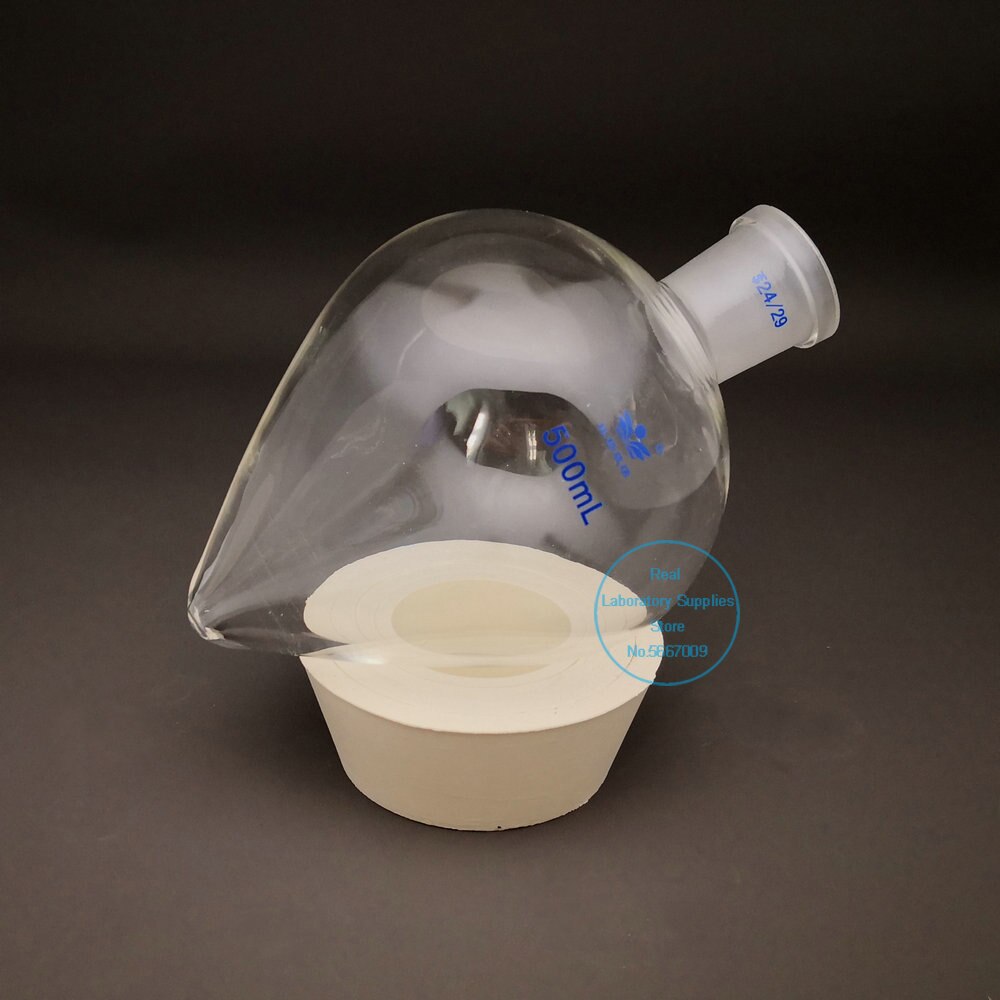 1PC Labor Hohe borosilikatglas 50ml-2000ml Standard matt #19 #24 #29 mund Verdicken V-bilden boden Glas Glaskolben