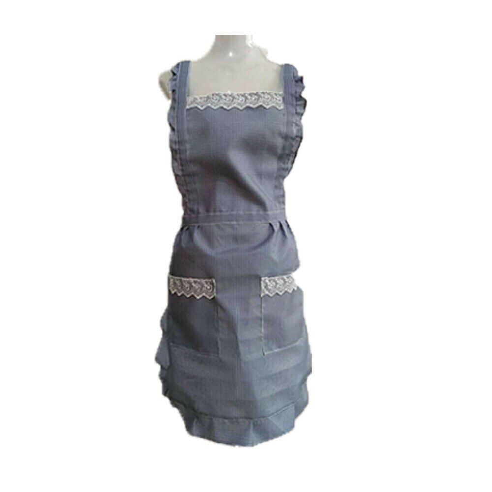 Simple PVC Apron for woman Brief Style Apron For Cleaning Cartoon Cute Waterproof Cooking Baking Kitchen Apron