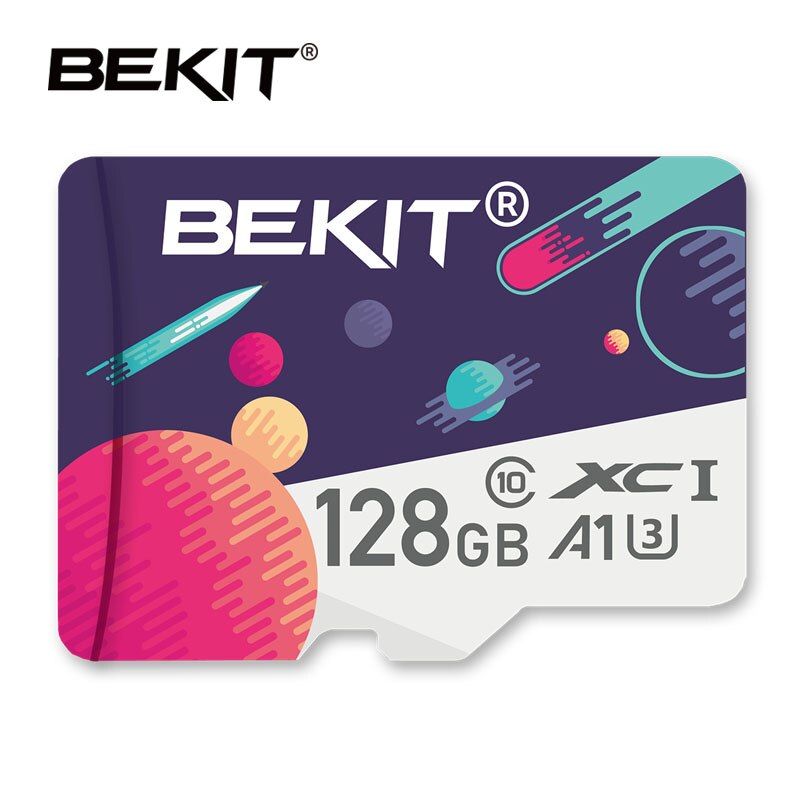 Bekit Micro SD card 16gb 32gb 64gb 128gb 256gb Class10 TF card A1 UHS-3 80Mb/s microsd memory card for samrtphone and table pc