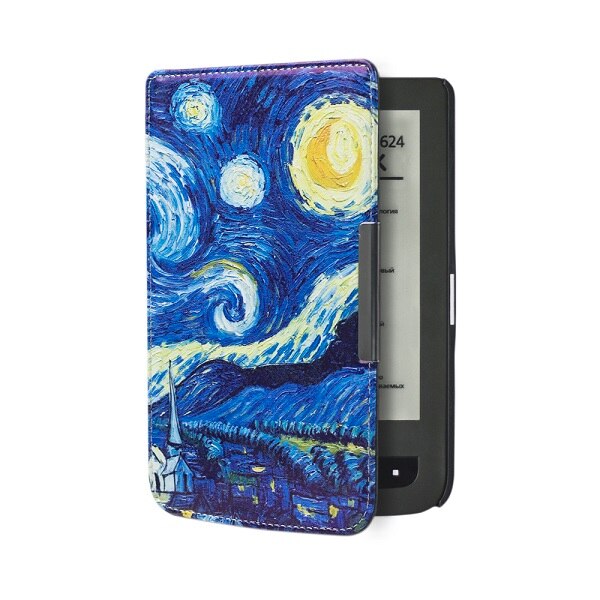 1pc shell Protettivo per il portafoglio di base tocco lux 2 614/615/624/625/626 pocketbook 626 plus cassa di cuoio dell'unità di elaborazione ereader: XK