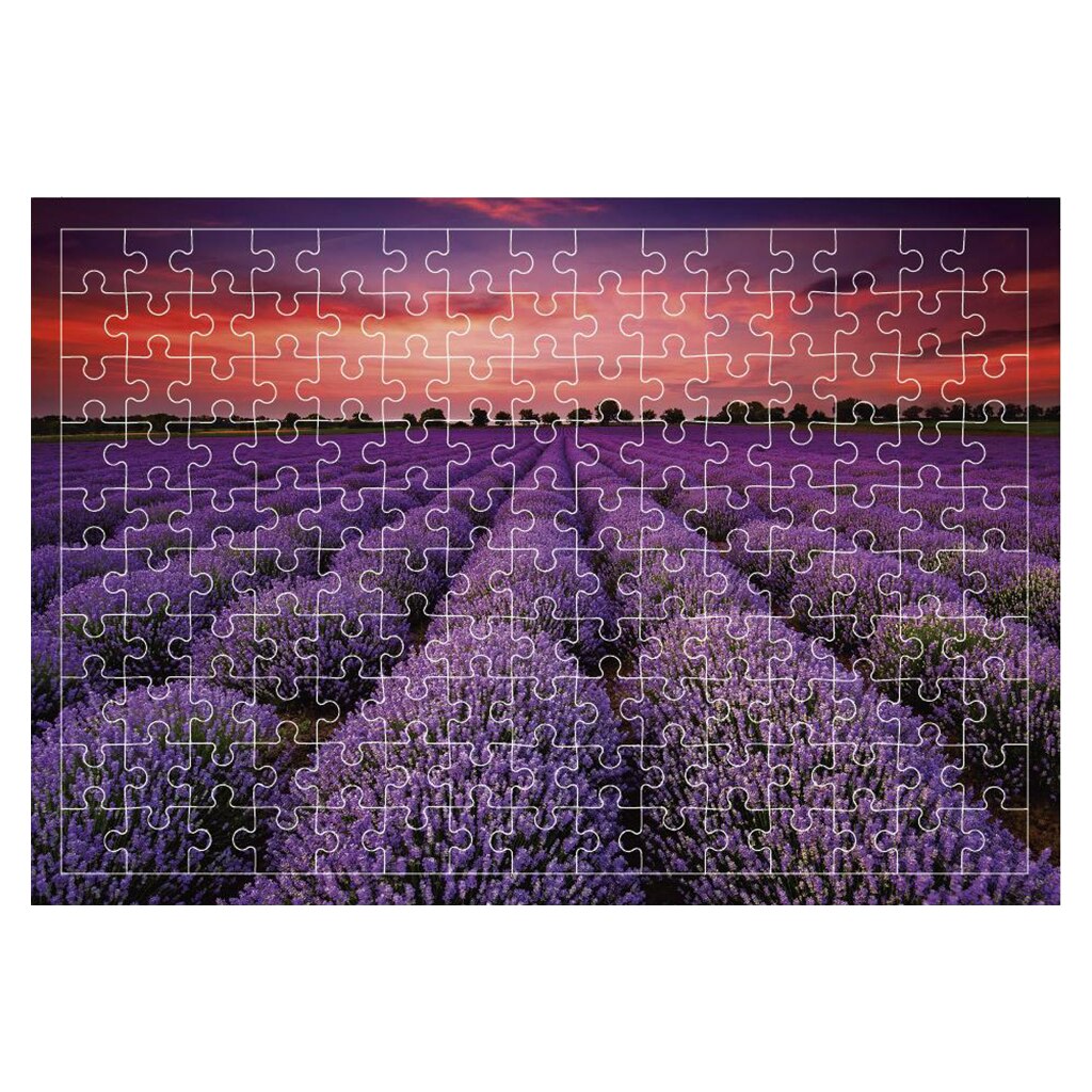 Mini Puzzle de peinture, Capsule de Test, Puzzle difficile à assembler soi-même, de 12 ans et plus, 6x4 pouces: lavender field