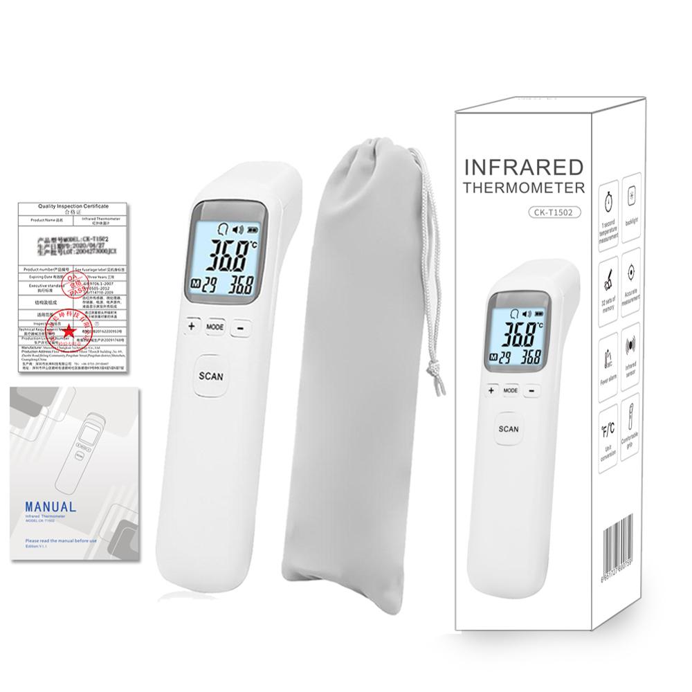 Muti-Fuction Infrarood Thermometer Voorhoofd Digitale Thermometer Meter Baby Volwassen Infrarood Temperatuur Gun Lcd Display Thermometer
