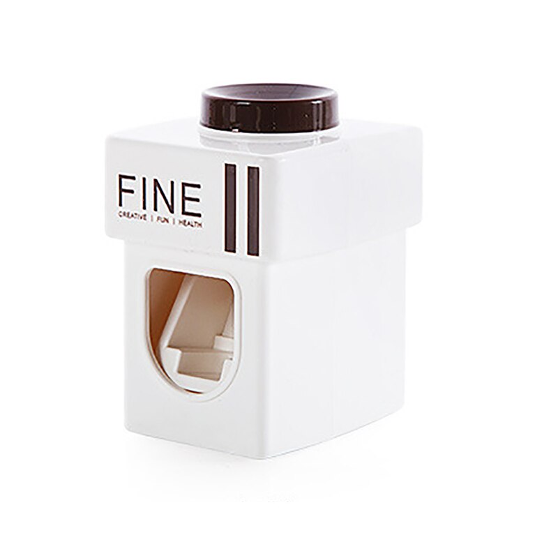 Dispensador automático de pasta de dientes para vagos, exprimidor de pasta dental de plástico, soporte para estante de pasta de dientes para accesorios de baño, 1 ud.