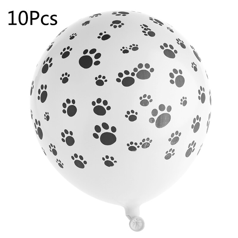 10 stk 12 tommer hundepote trykt dyr latex balloner fødselsdag bryllup & forlovelses jubilæum baby fest børns dag dekoration