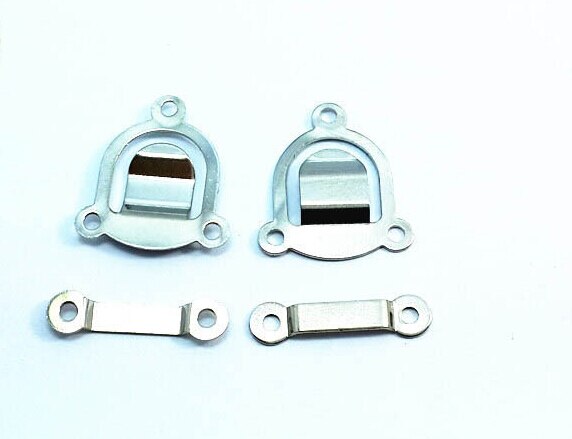 Kapstokken för rokken kjolkrokar ! 21mm mässing krokbyxor sy-på byxor och ögon silver planteringsfärg 50 set
