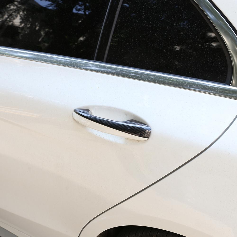 For Mercedes Benz A Class A180 A200 A250 W177 V177 B Class W247 -20 Carbon Fiber ABS Car Door Handle Cover Trim Accessories