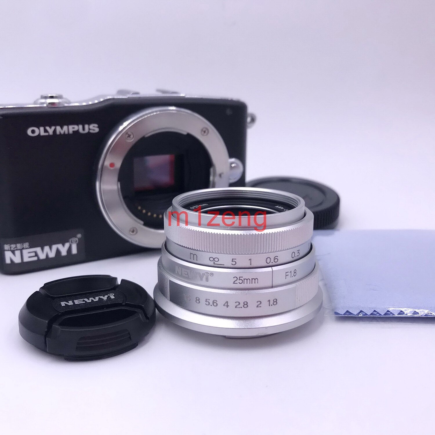 25mm F1.8 APS-C película enfoque Manual MF primer lente para Sony a7r3 a9 A6600 fuji xt30 xh1 xa5 m43 em1 em5 gh5 gf9 canon eosm Cámara