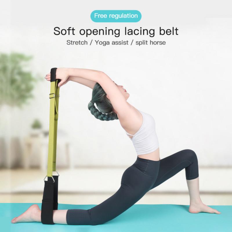 Yoga Stretching tension band Tension rope Split Training splits Elastic stretch belt Brace Auxiliary supplies