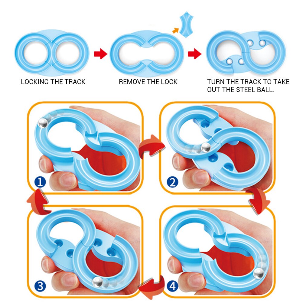 Decompressie Speelgoed 3Pcs Willekeurige 88 Track Ball Speelgoed Aandacht Training Hand En Oog Coördinatie Apparatuur Decompressie Speelgoed #30