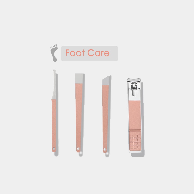 Nail Clipper tool Set Stainless Steel Nail Scissors Clipper Tweezer Tools Family Foot Hand Care Set