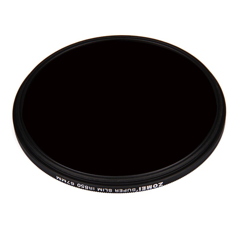 850NM ZOMEI X-RAY na podczerwień filtr podczerwieni lustro na obiektyw do lustrzanki cyfrowej lustro Sliver Rimmed 43/46/ 49/52/55/58/62/67/72/77mm