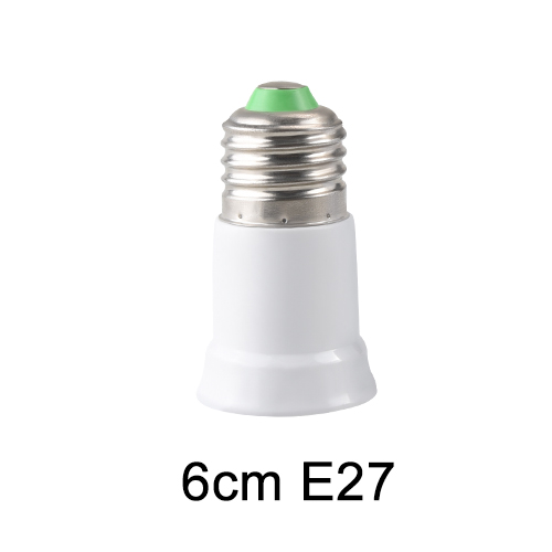 E27 to e27 led -lampunpidikkeen jatkosovittimen pistorasian letkunpidennyslampun jalkamuuntimet 6 9 15 20 30 35 60 cm: 6cm