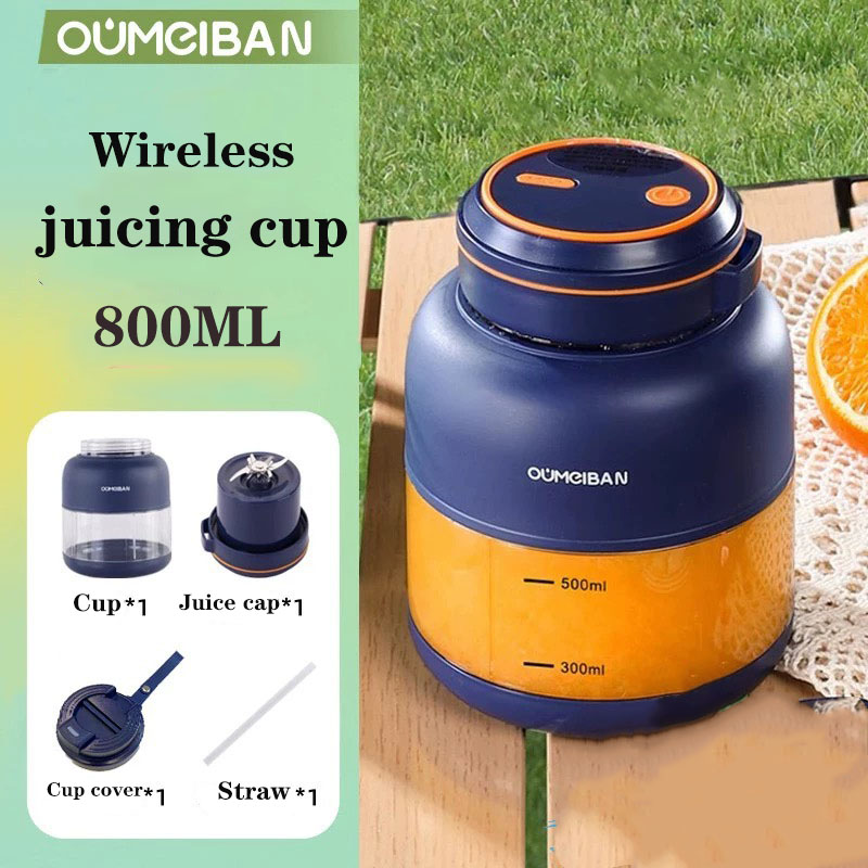 Exprimidor eléctrico multifuncional portátil para el hogar, exprimidor de frutas con carga USB, máquina para beber y beber al aire libre