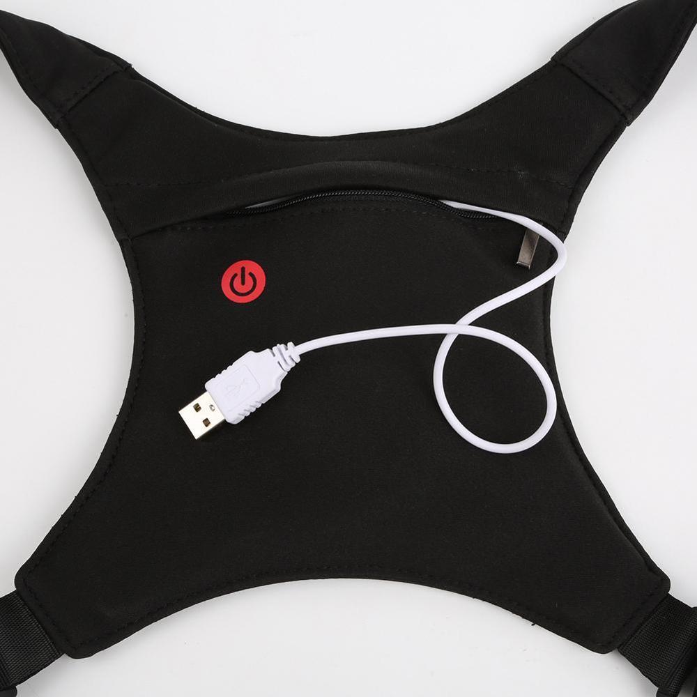 Cycling Bicycle Vest LED Wireless Safety Turn Signal For Bicycle Light Warning Riding Night Vest Guiding Backpack Light C0F0