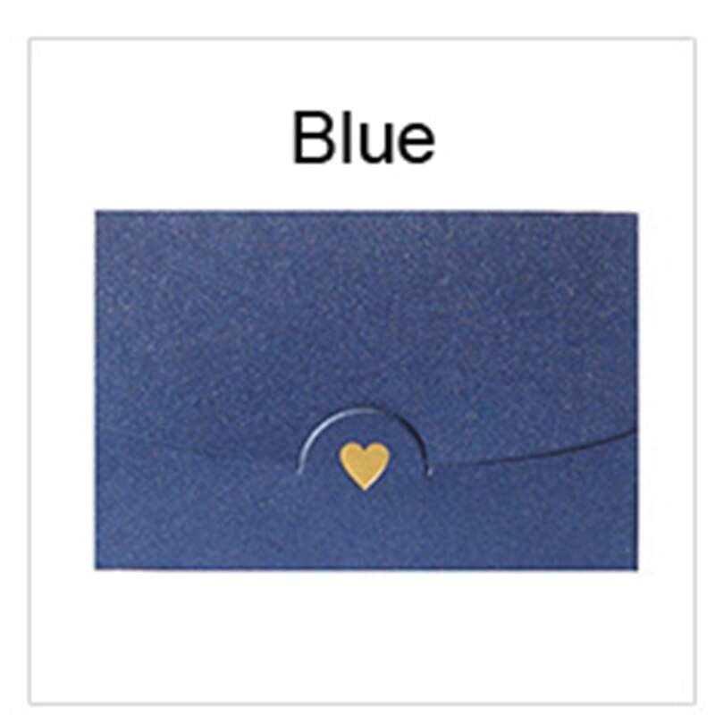 Enveloppe en papier doré 10 pièces/lot | Enveloppe à cœur de fermoir, pour carte d'invitation de mariage, , bricolage