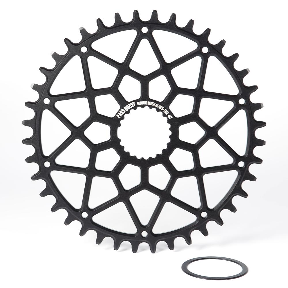 Pass Quest Mtb Narrow Wide Chainring/chain Ring 30t-44t Bike Bicycle Chainwheel For Deore Slx M7100 Xt M8100 12 Speed Crankset: Black 40T