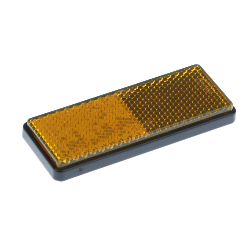 Auto Cyclus Reflector Licht Reflecterende Strips Stok Op Zelfklevende 3 Kleuren Rood/Geel/Wit: YELLOW