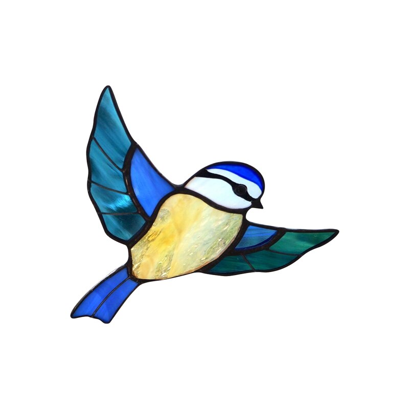 Cartoon Dier Patroon Muurstickers Vogel Behang Indoor Muur Raam Muurschilderingen Sticker Home Decoratie Voor Slaapkamer Woonkamer: 05 2PCS