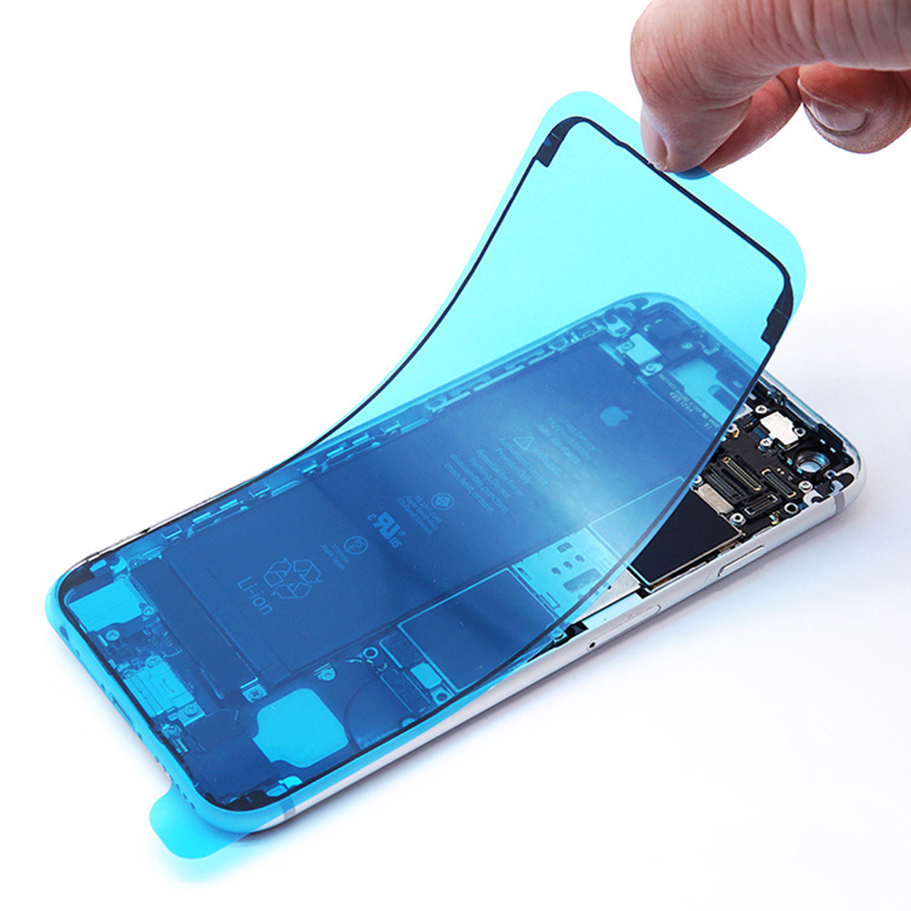 Pre Cut Waterdichte Sticker Lcd Monitor Frame Baffle Afdichtingstape Lijm Reparatie Onderdelen Voor Iphone 7 7 Plus 8 8 Plus X Xs # N