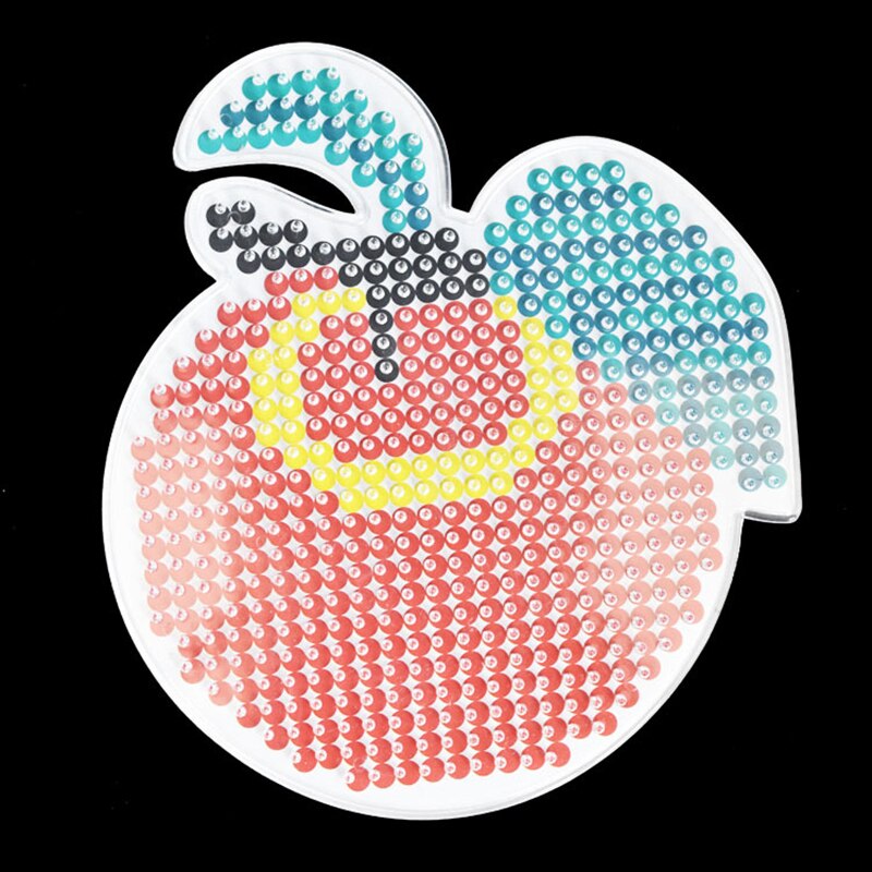 Prasowanie koraliki płyta płytki wtykowe żelazko na płytkach koralikowych przezroczysty szablon sztuka, rzemiosło i narzędzia robić wytłaczania szycia sprzedaż TB: żółte światło