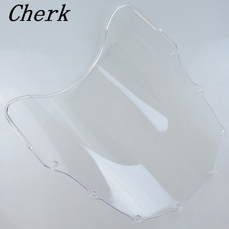 Pare-brise transparent Double bulle pour moto | Kawasaki ZZR400 1993-2007 ZZR600 1993-2004