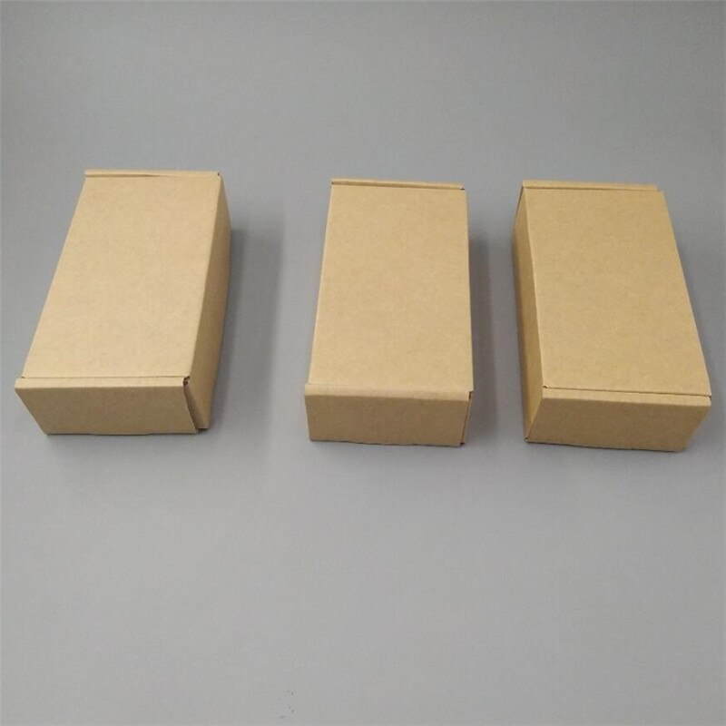 17*8.5*2.3cm Brown Kraft corrugated paper box foldable packaging box Express Mailer Box