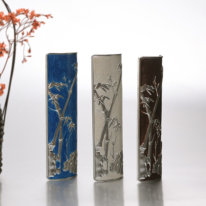 Tea Spoon Copper Bamboo Pattern Tea Shovel Chinese Kung Fu Tea Set Accessories Teaware Decoration Collection Crafts