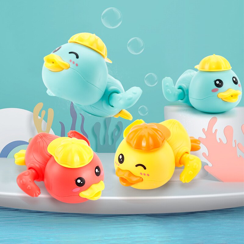 Baby Bath Toys Animal Cute Cartoon Tortoise Crab Classic Baby Water Toy Infant Swim Chain Clockwork Toy For Kid Newest