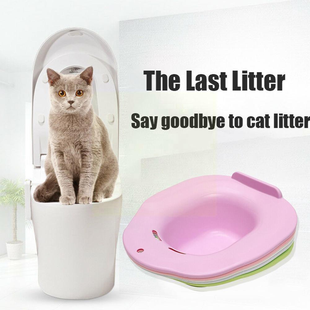 1pc Plastic Toilet Training Kit Cleaning System Tray Litter Urinal Training Potty Toilet Tray Color Supplies Pets Pet Q1h8