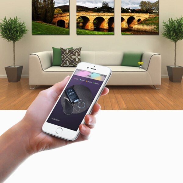 Key Finder Bluetooth Mini Smart Tracker Reminder Anti-Lost Locator for Child Wallet Work for Android IOS