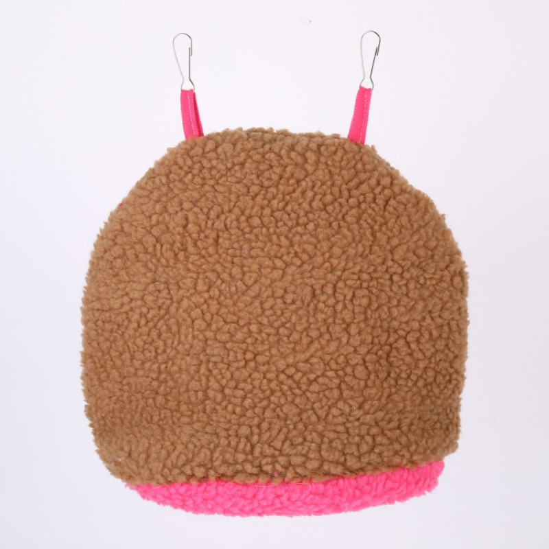Hamac en peluche douce pour perroquet et oiseau, lit suspendu chaud pour animal de compagnie, grotte, cage, cabane, tente, jouet mignon, maison, fournitures pour petits animaux