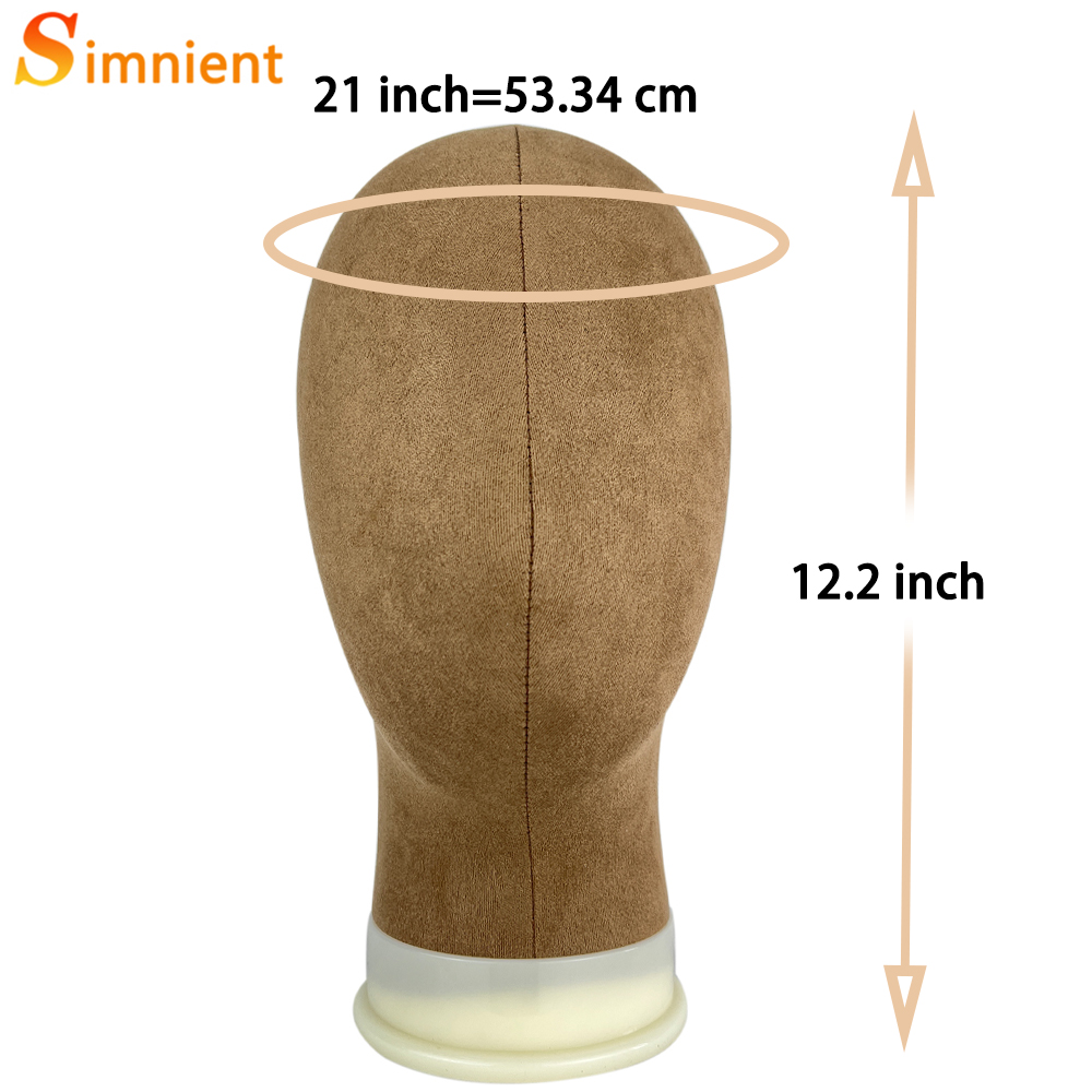Mannequin Head Wig Stand Canvas Block Head With Adjustable Mannequin Head Tripod For Wigs Making Display Wth Wig Caps T Pins