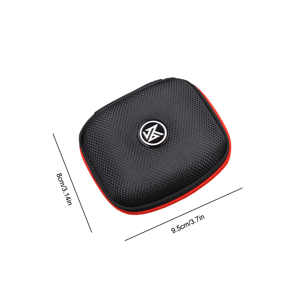 KZ-Bolsa de almacenamiento para auriculares inalámbricos, caja para auriculares, interior, exterior, casa, oficina, viaje, funda protectora con cremallera