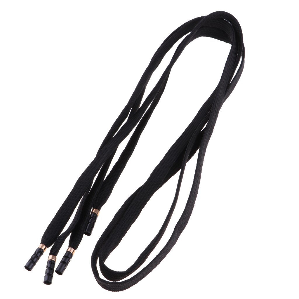 Paquete de 2 elegantes Pantalones de cordón con cordón y reemplazo de zapatas con puntas de Metal-Accesorios de ropa