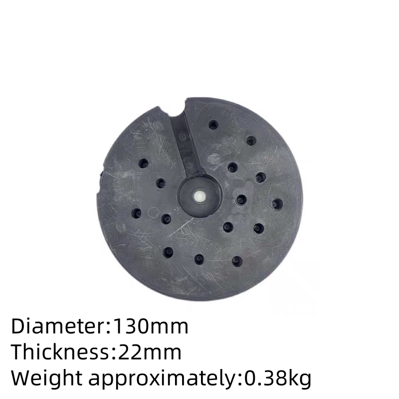 Desk lamp floor lamp base weight block chassis weight block bottom support weight block DIY lamp fixture fixing accessories: Gold