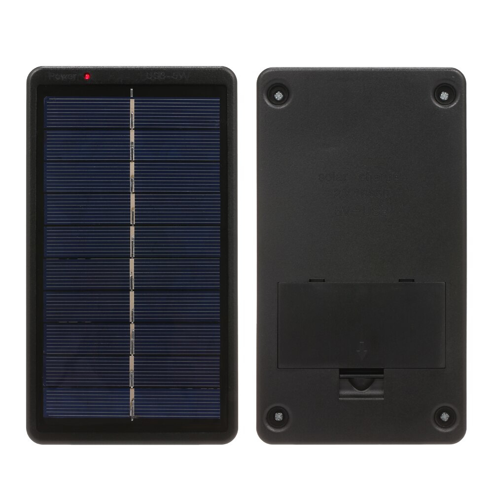 2w bærbar soloplader monokrystallinsk solcelle solpanel camping vandring rejse usb sol mobil oplader til strømbank
