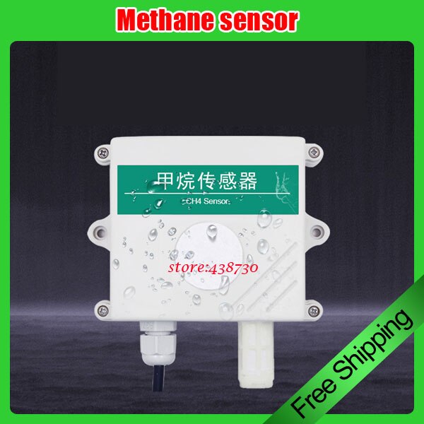 Industrial grade methane sensor / 4-20mA output concentration detector / combustible gas alarm RS485 CH4 transmitter