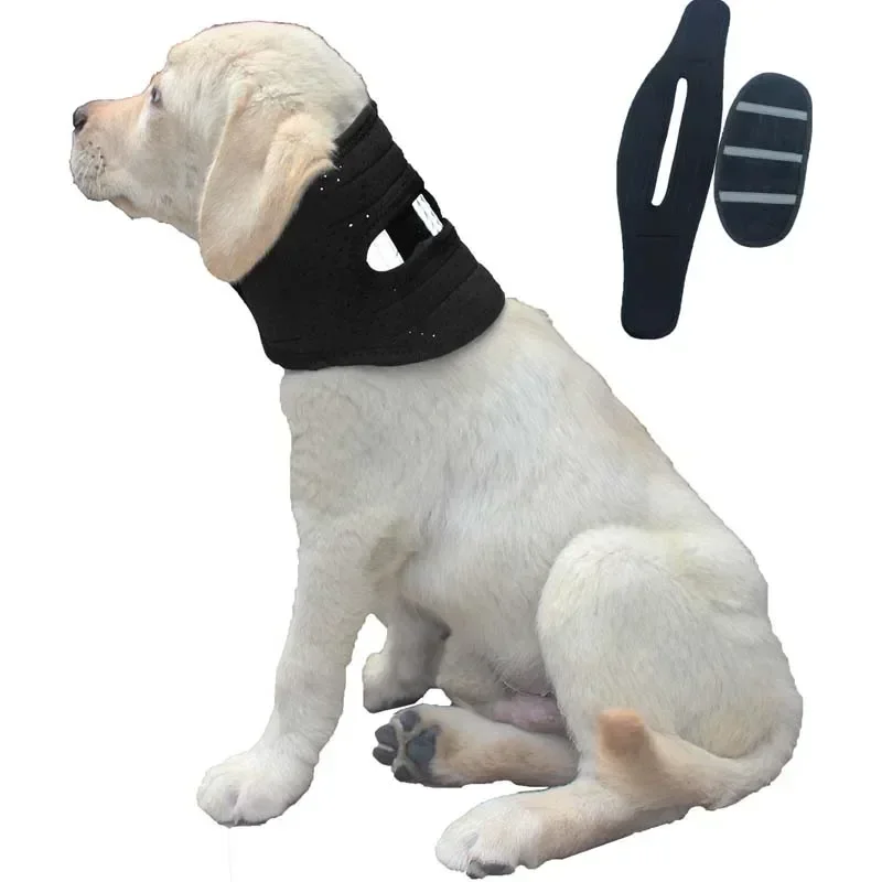 Dog Neck Brace Pet Dog Collar Anti-Lick Sprain Neck Head Cover Post-Op Neck Breathable Support Collar Dog Accessories
