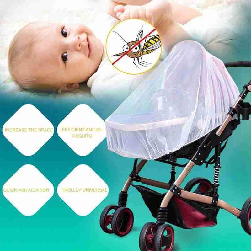 Mosquito net to increase encryption baby stroller mosquito net baby carriage full cover mosquito net