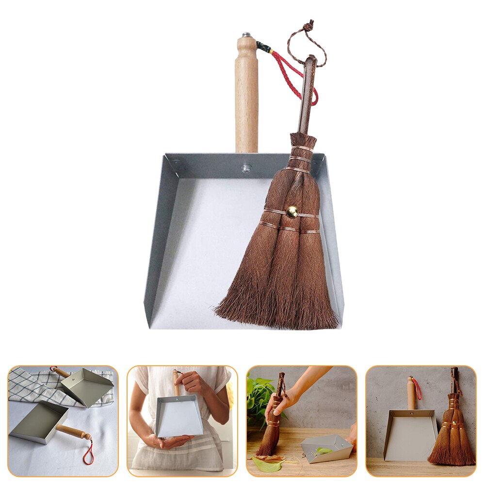 1 Set Hand Stoffer En Blik Huisdier Garbage Cleani... – Grandado