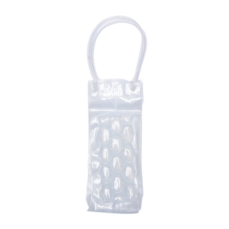 Bouteille de vin congélateur sac refroidissement refroidisseur sac de glace bière refroidissement Gel support transporteur Portable liqueur glace-froid outils: White