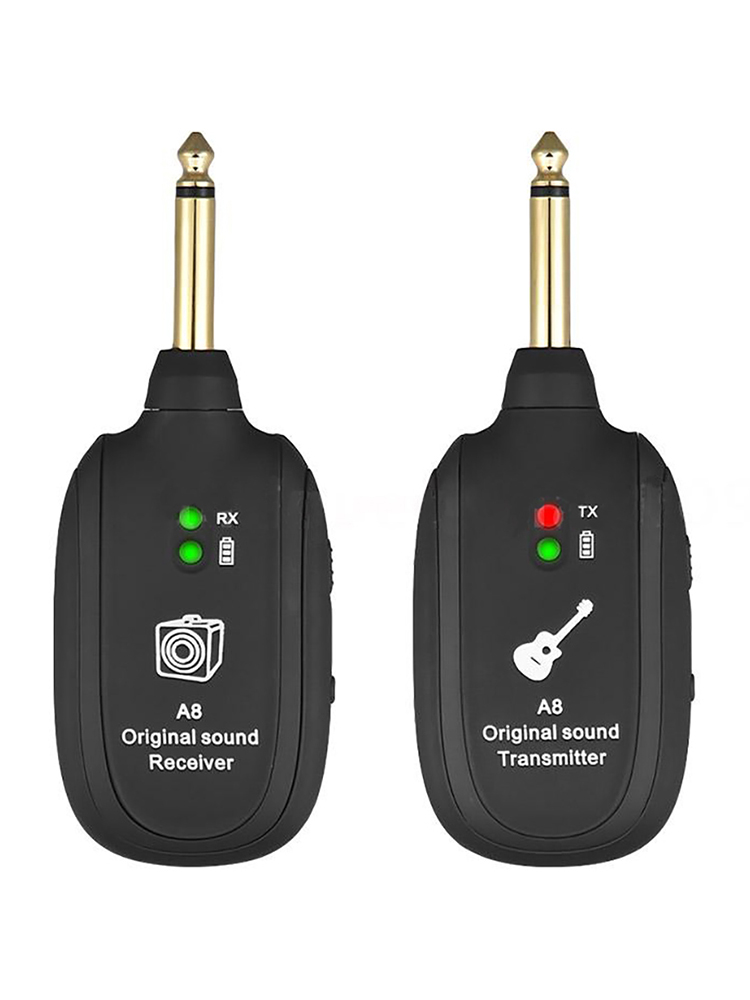 IRIN 2.4GHz Wireless Guitar System Transmitter Receiver Digital Electric Guitar Wireless System For Guitar Bass Amplifier: PURPLE