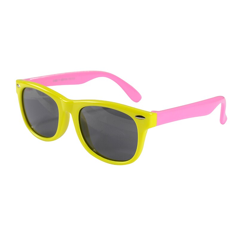 Gafas de sol polarizadas para niños, niñas, gafas de silicona ultrasuaves, gafas de sol de seguridad para bebés y niños, gafas UV400 5S: 802-5