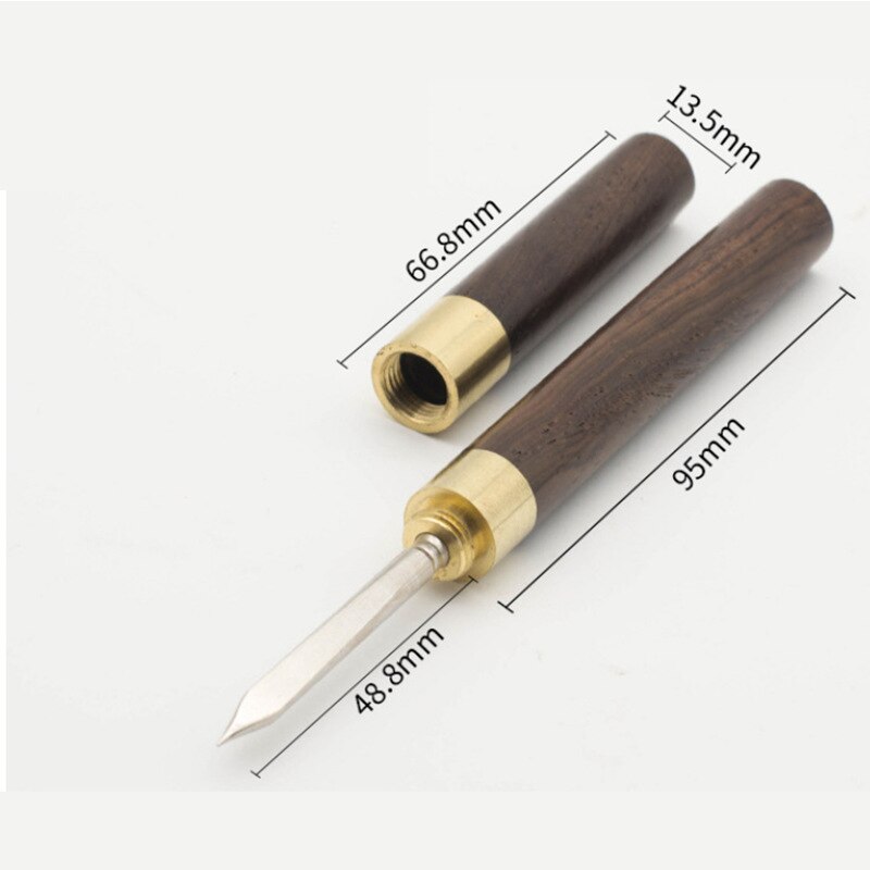 Brechen Neugierigen Tee Ziegel Professionelle Werkzeug Sandelholz Tee Messer Nadel Holen mit Holz Griff Puer Tee Werkzeuge Kegel Tee Messer: Stil 4