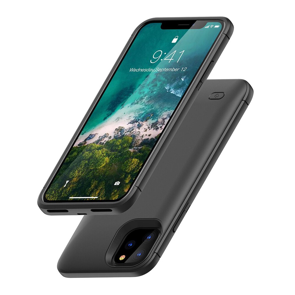 PINZHENG 6200mAh Ultra Slim Battery Case For iPhone 11 Pro Battery Charger Case For iPhone 11 Pro Max Power Bank Charging Case