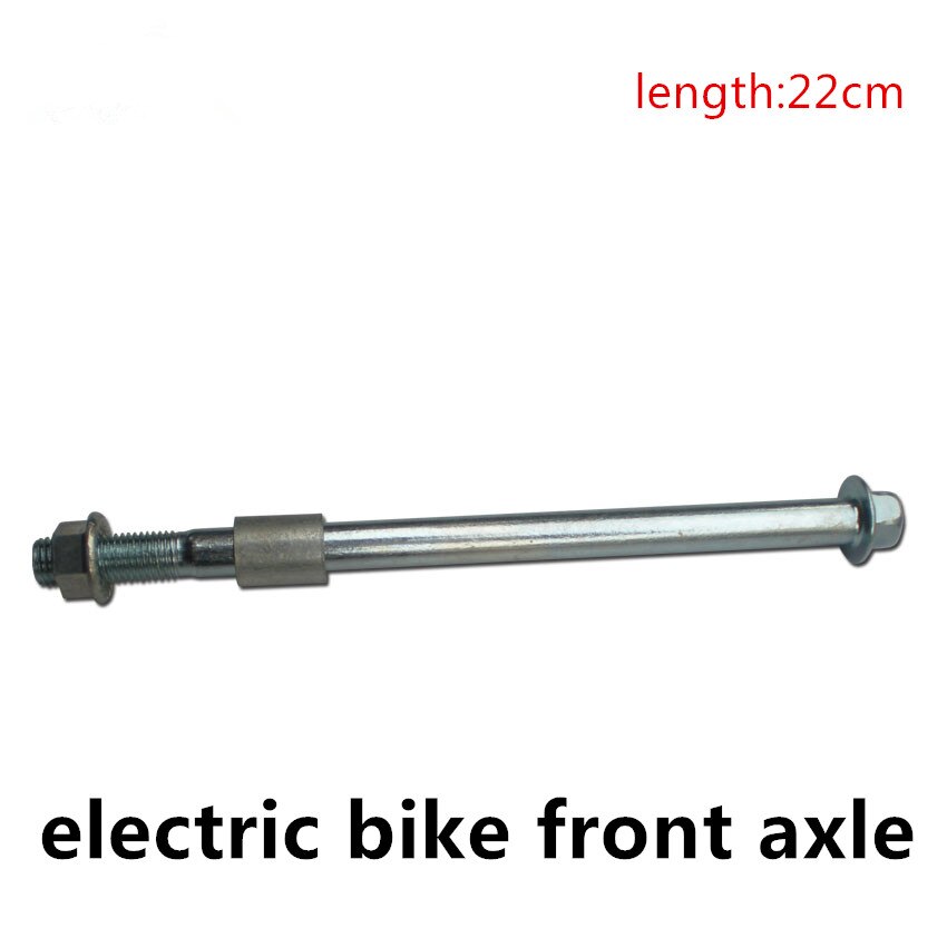 elektrische fiets vooras, 22mm voorwiel as op hydraulische vork elektrische fiets met